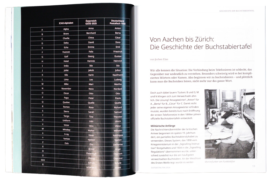 Ein Foto von dem Magazinbeitrag von Jochen Elias